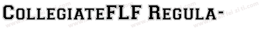 CollegiateFLF Regula字体转换